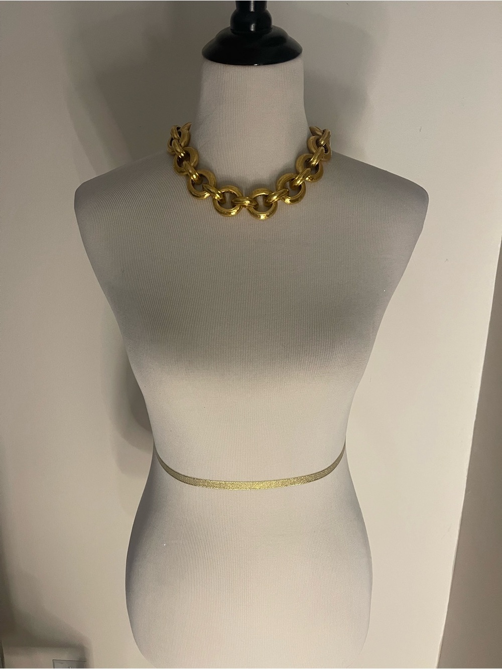 Julie Vos Cannes Polished Gold Engraved Link Necklace - Picture 6 of 9